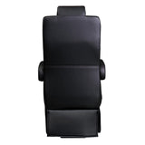 20” VIP DIAMOND CAPTAIN SEAT | SWIVEL BASE | BLACK LEATHER TOUCH