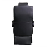20” VIP CAPTAIN SEAT | SWIVEL BASE | BLACK LEATHER TOUCH