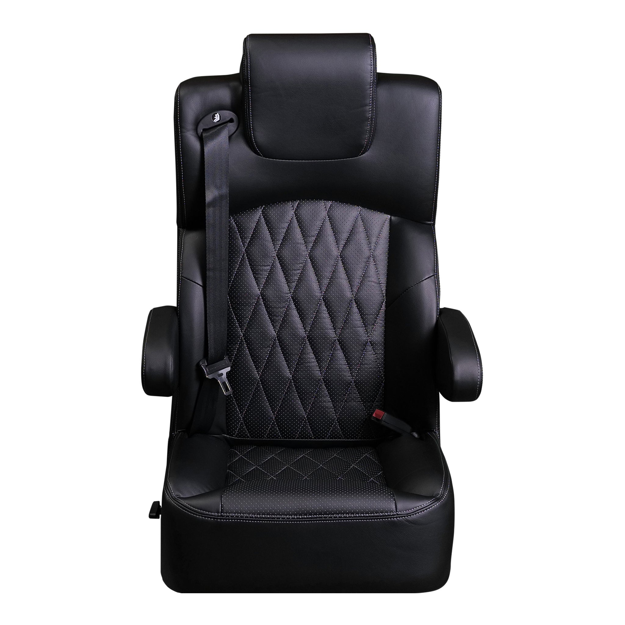 20” VIP DIAMOND CAPTAIN SEAT | BLACK DIAMOND LEATHER TOUCH