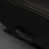 20” BLACK LABEL CAPTAIN SEAT | PEDESTAL BASE | BLACK LEATHER TOUCH