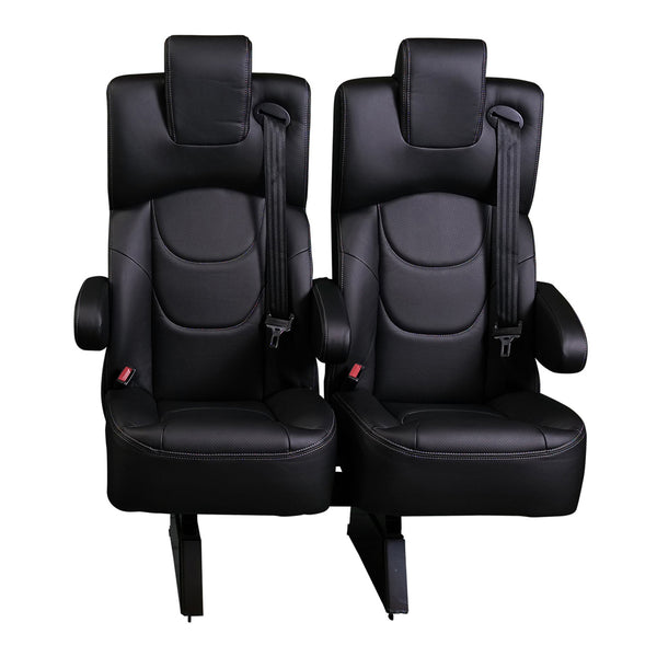 FORD TRANSIT SEATS | ROW KIT | FORD T350 ROW 2 | 2x 18" VIP SEATS