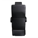 18” VIP DIAMOND CAPTAIN SEAT | SWIVEL BASE | BLACK LEATHER TOUCH