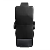 18” VIP CLASS CAPTAIN SEAT | PEDESTAL BASE | BLACK LEATHER TOUCH