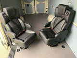 18” COMMUTER CLASS CAPTAIN SEAT | SWIVEL BASE | PALAZZO GREY CLOTH