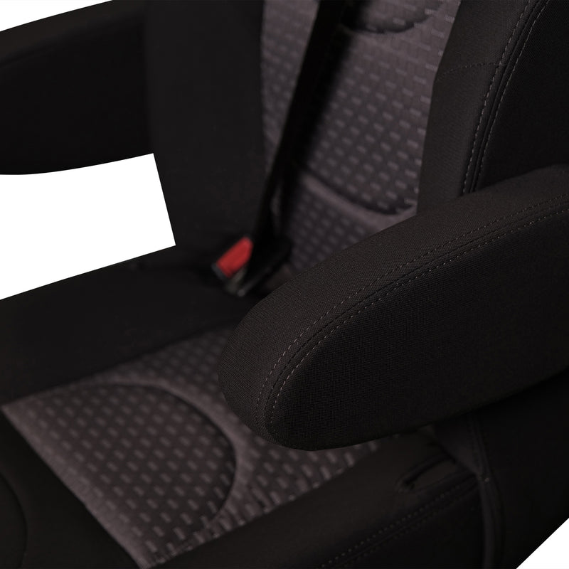 18” COMMUTER CLASS CAPTAIN SEAT | SWIVEL BASE | PALAZZO GREY CLOTH