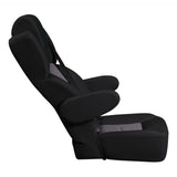 18” COMMUTER CLASS CAPTAIN SEAT | PALAZZO GREY CLOTH