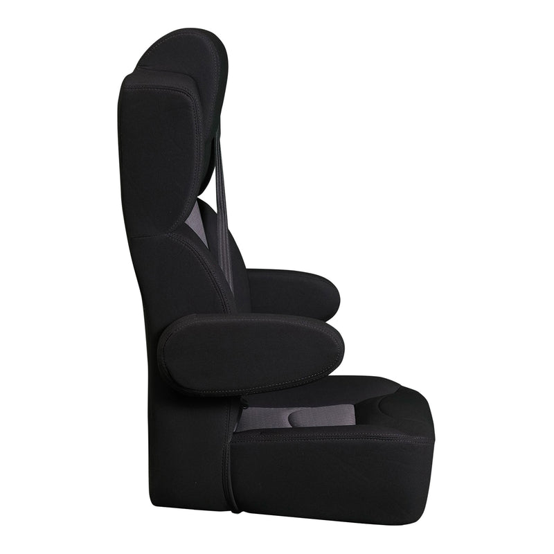 18” COMMUTER CLASS CAPTAIN SEAT | PALAZZO GREY CLOTH