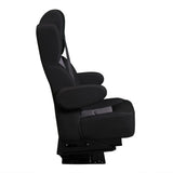 18” COMMUTER CLASS CAPTAIN SEAT | SWIVEL BASE | PALAZZO GREY CLOTH