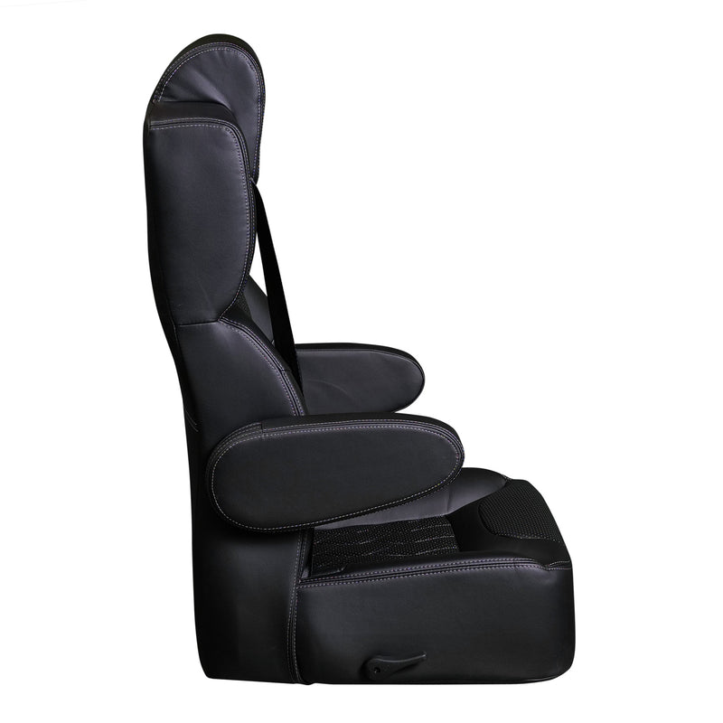 18” VIP DIAMOND CAPTAIN SEAT | BLACK DIAMOND LEATHER TOUCH