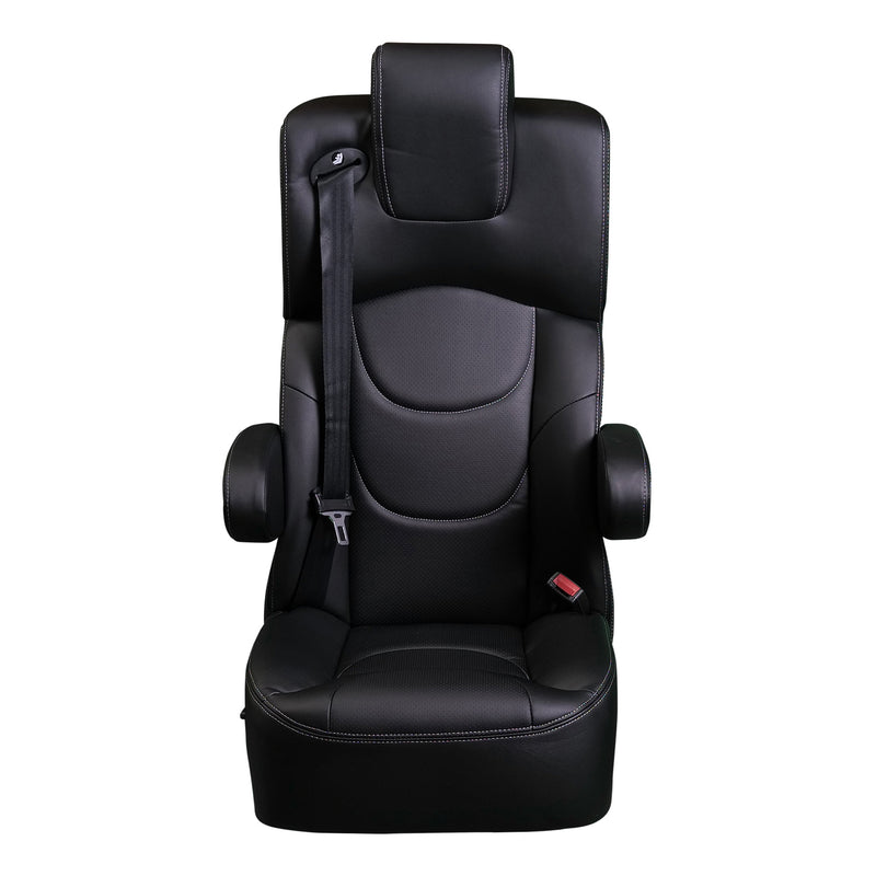 18” VIP CAPTAIN SEAT | BLACK LEATHER TOUCH