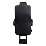 18” VIP CLASS CAPTAIN SEAT | PEDESTAL BASE | BLACK LEATHER TOUCH