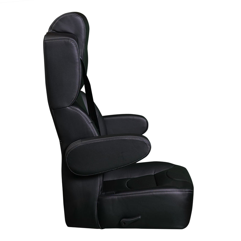 18” VIP CAPTAIN SEAT | BLACK LEATHER TOUCH