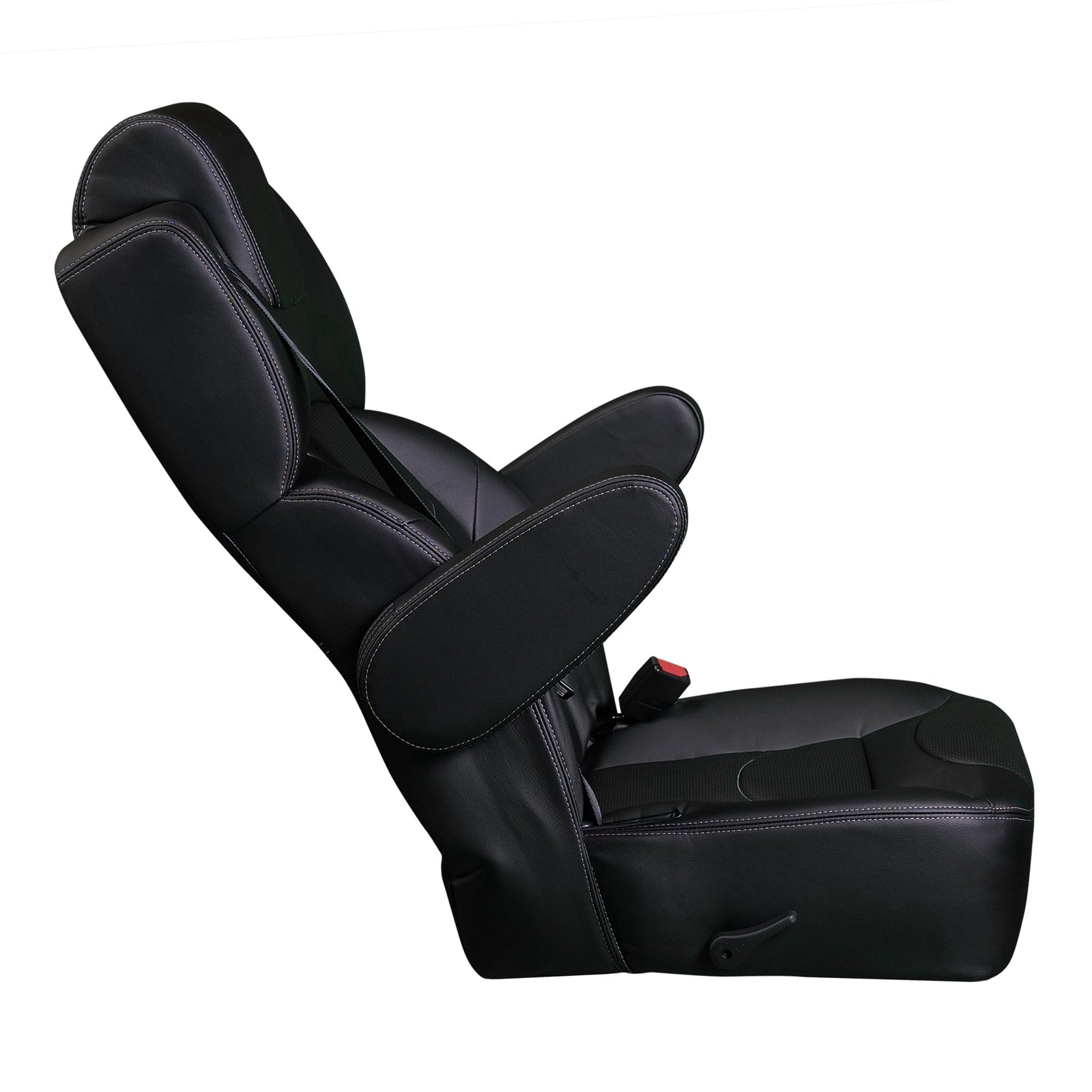 18” VIP CAPTAIN SEAT | BLACK LEATHER TOUCH