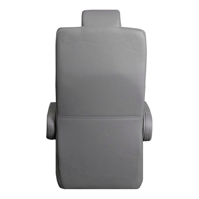 18” VIP CAPTAIN SEAT | GREY LEATHER TOUCH