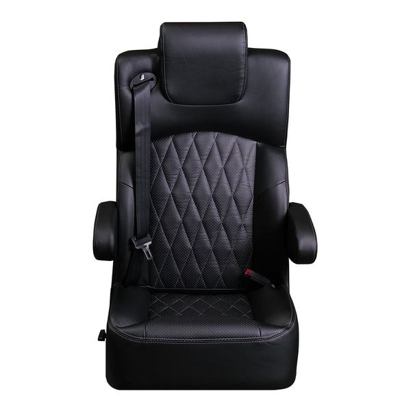 20” VIP DIAMOND CAPTAIN SEAT | BLACK DIAMOND LEATHER TOUCH