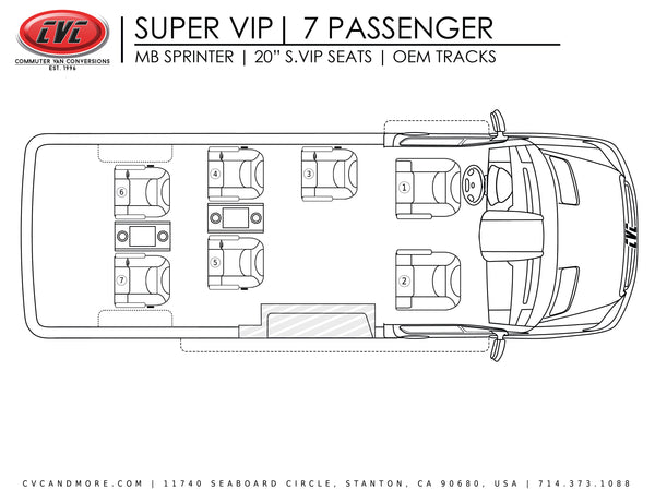 7 PASS SUPER VIP SEAT KIT | SPRINTER