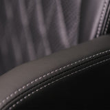 18” VIP DIAMOND CLASS CAPTAIN SEAT | PEDESTAL BASE | BLACK LEATHER TOUCH