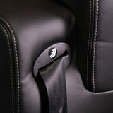 22” SUPER VIP CAPTAIN SEAT | SWIVEL BASE | BLACK LEATHER TOUCH