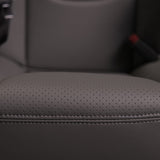 18” VIP CAPTAIN SEAT | SWIVEL BASE | GREY LEATHER TOUCH
