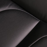 18” VIP CAPTAIN SEAT | SWIVEL BASE | BLACK LEATHER TOUCH