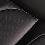 18” VIP CLASS CAPTAIN SEAT | PEDESTAL BASE | BLACK LEATHER TOUCH