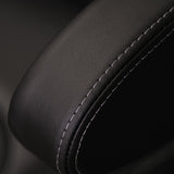 22” SUPER VIP CAPTAIN SEAT | SWIVEL BASE | BLACK LEATHER TOUCH